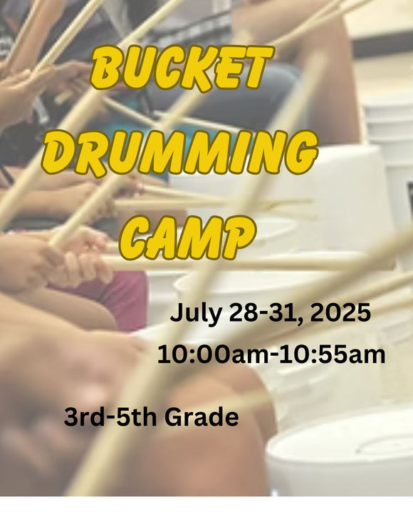 Bucket Drumming Camp Summer 2025 (3rd-5th)