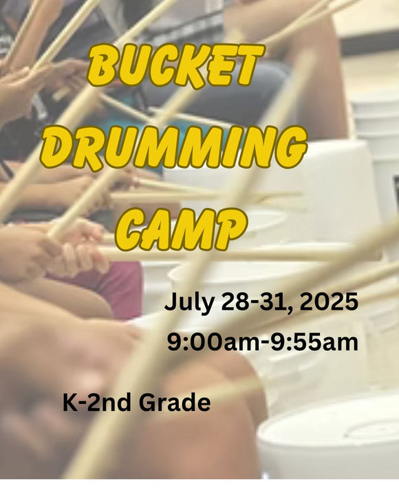 Bucket Drumming Camp Summer 2025 (K-2nd)