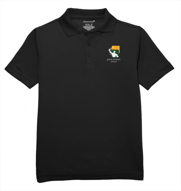 Unisex SS Moisture Wicking Polo