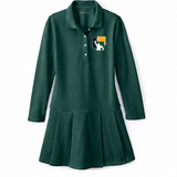 Lands End LS Polo Dress