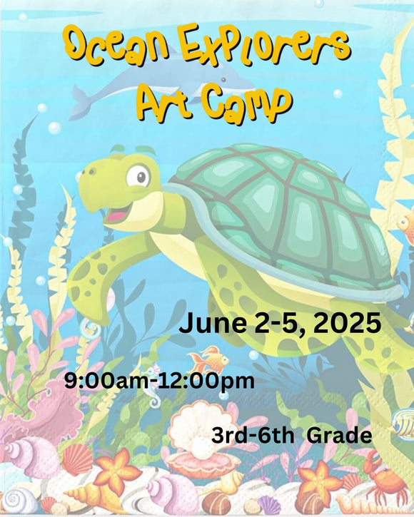 Ocean Explorers Art Camp Summer 2025