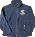 Zip Up Fleece Jacket w/logo