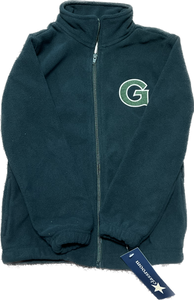 Zip Up Fleece Jacket w/logo