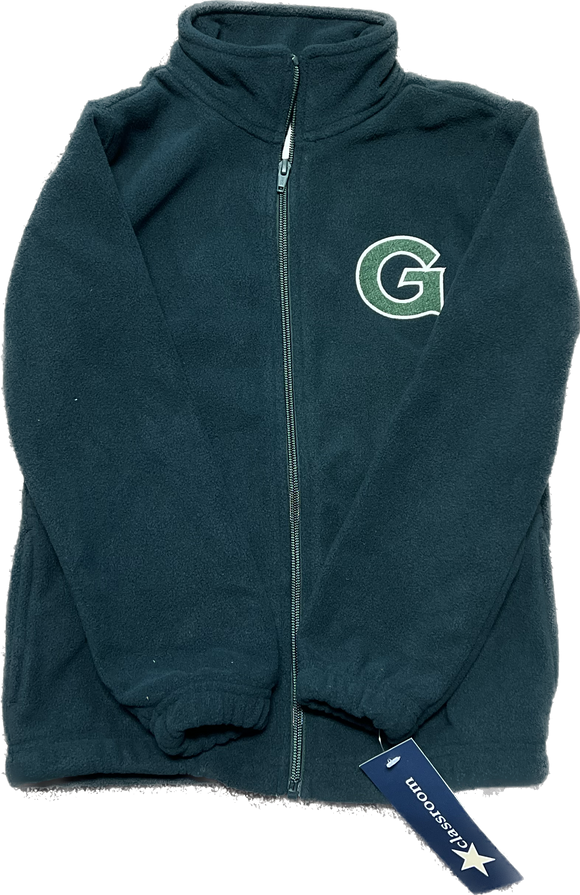 Zip Up Fleece Jacket w/logo